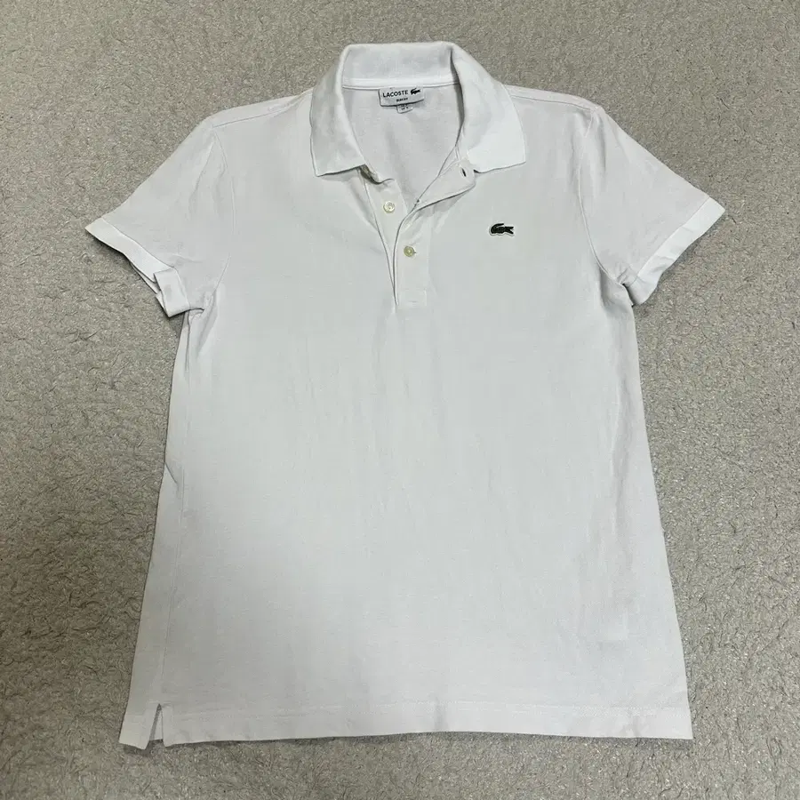라코스테 반팔 카라티 화이트 s 95