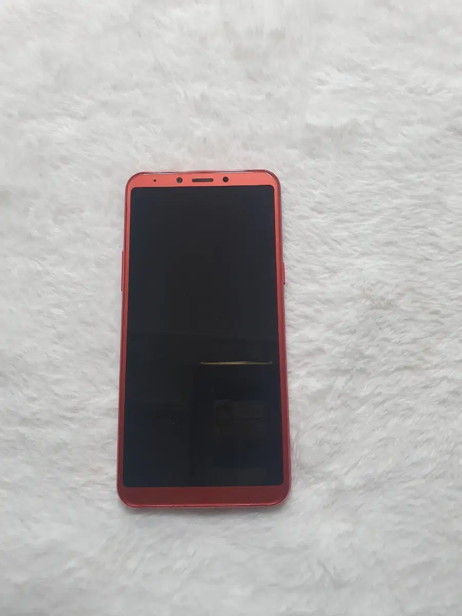 SM-G6200 갤럭시A6S 정상 소장용 레드색상