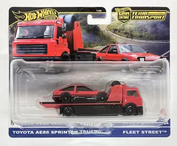MATTEL HOTWHEELS TEAM TRANSPORT JBM40 TOYOTA AE86 SPRINTER TRUENO/FLEET STREET #84