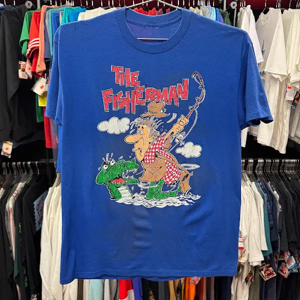 1990년대 빈티지 싱글 스티치 The Fisherman 티셔츠