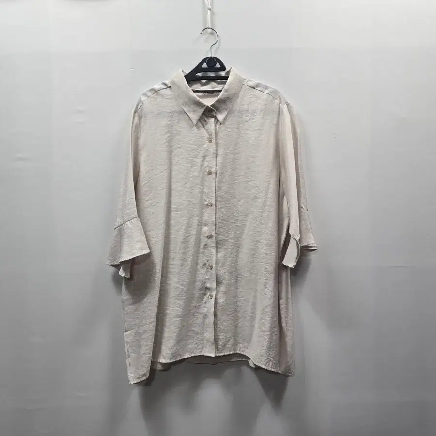 0550 white bear 롱 블라우스 셔츠 아이보리