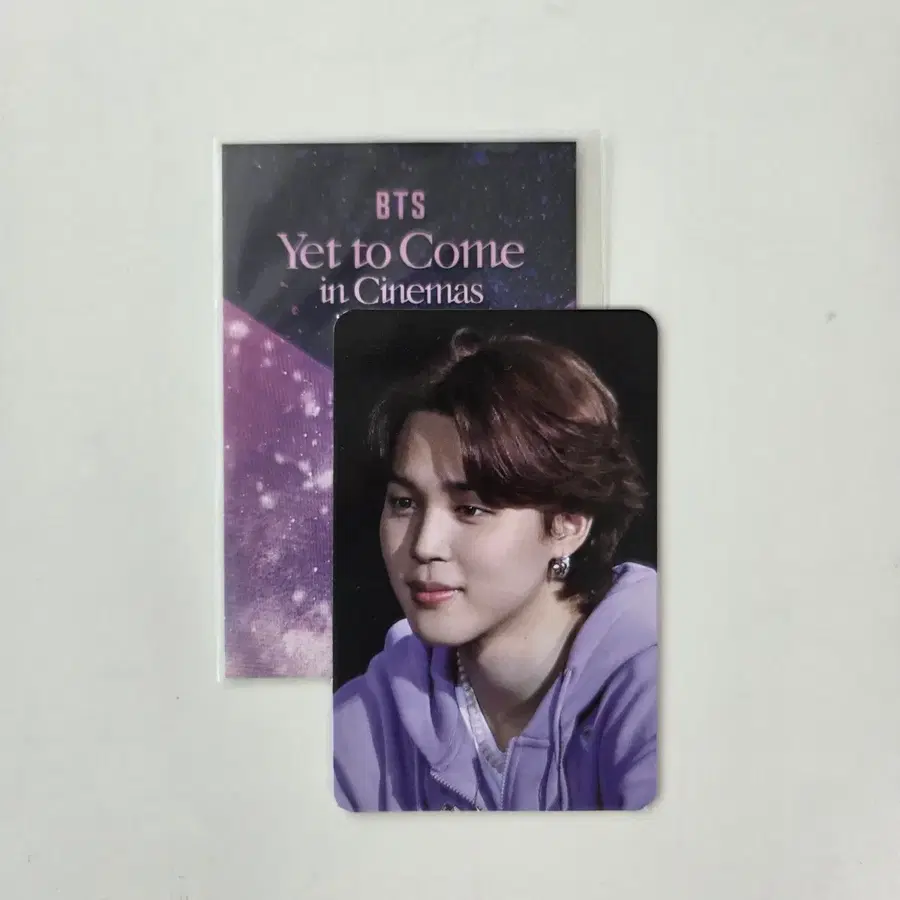 BTS 방탄 지민 옛투컴 인 시네마 YET TO COME IN CINEMA 지민 포카