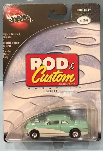 MATTEL ROD&CUSTOM HOTWHEELS SHOE BOX 56568