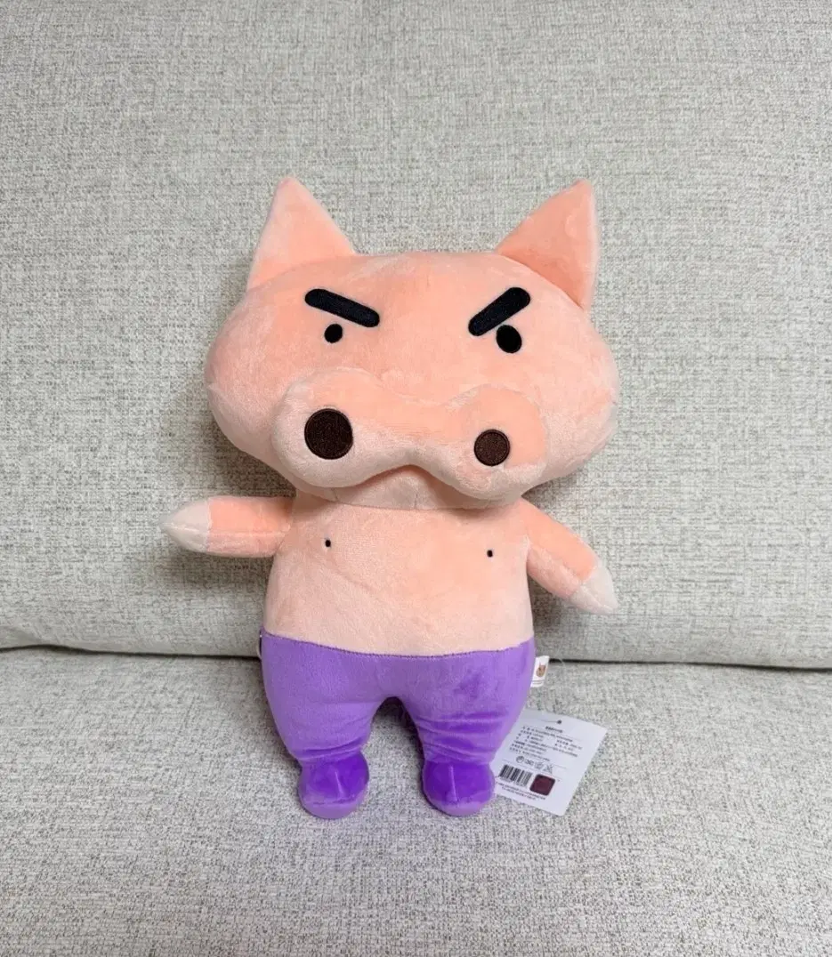 정품 짱구는 못말려 부리부리 대마왕 백팩 중형 가방 인형