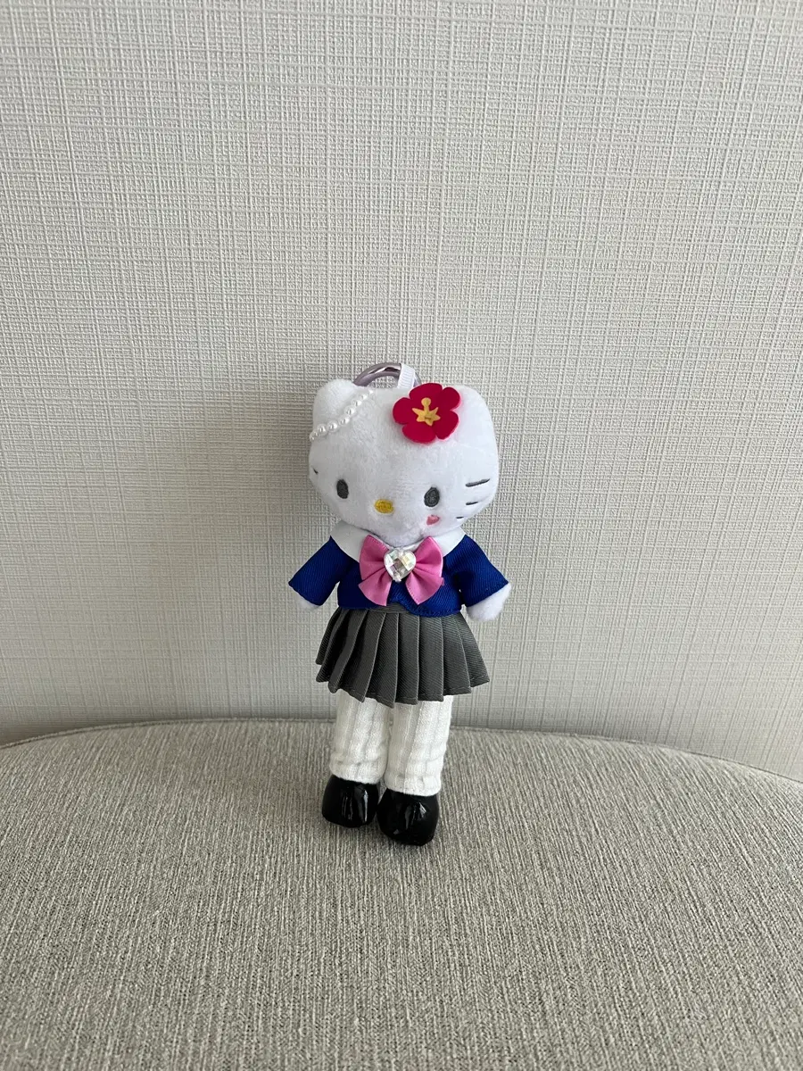 롱다리 키티 교복 키티 키링 정품