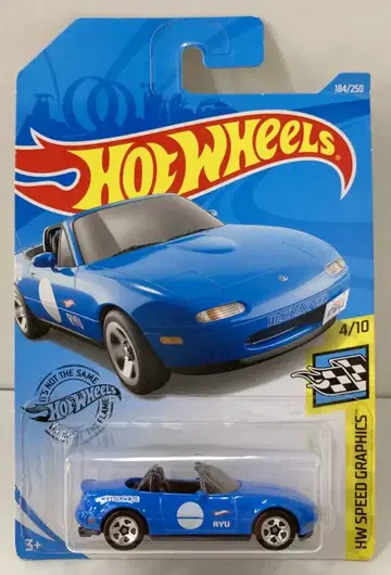 MATTEL HOTWHEELS HW SPEED GRAPHICS 4/10 FYB66 '91 MAZDA MX-5 MIATA/블루 184/250