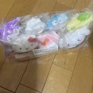 나니와단시 산리오 마스코트 봉제 인형 6개 세트 (미치에다 제외)