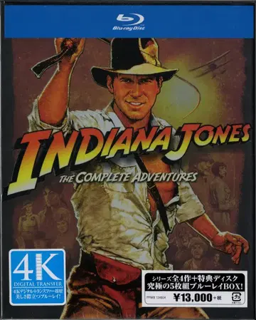 외국 영화 Blu-ray 인디 존스 컴플리트 어드벤처스