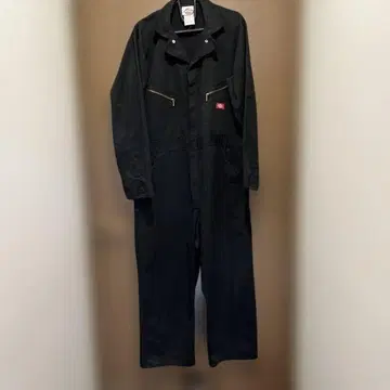 Dickies 작업복 오버롤 블랙 42