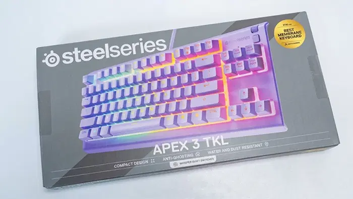 스틸시리즈 Apex 3 TKL 저소음 키보드 (맴브레인)