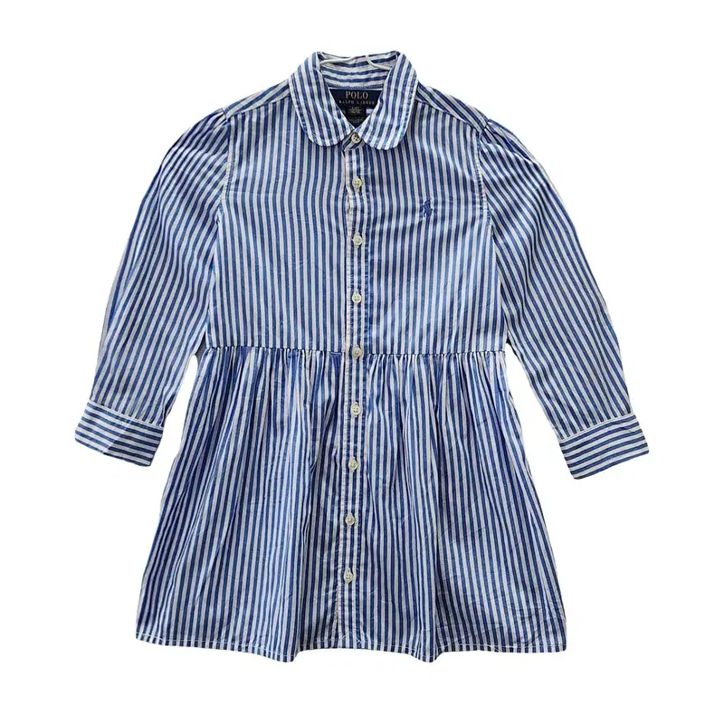 [아동용] RALPH LAUREN 랄프로렌 스트라이프 네이비 미니 원피스 4/4T