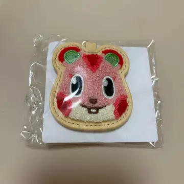 모여봐요 동물의 숲 사가라 자수 키링 애플