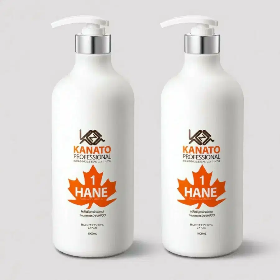 카나토 하네 트리트먼트 샴푸 1000ml 2개