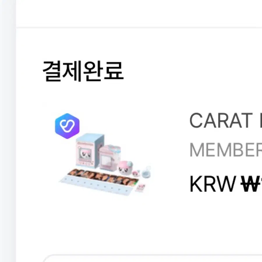 캐럿 멤버쉽 키트 분철