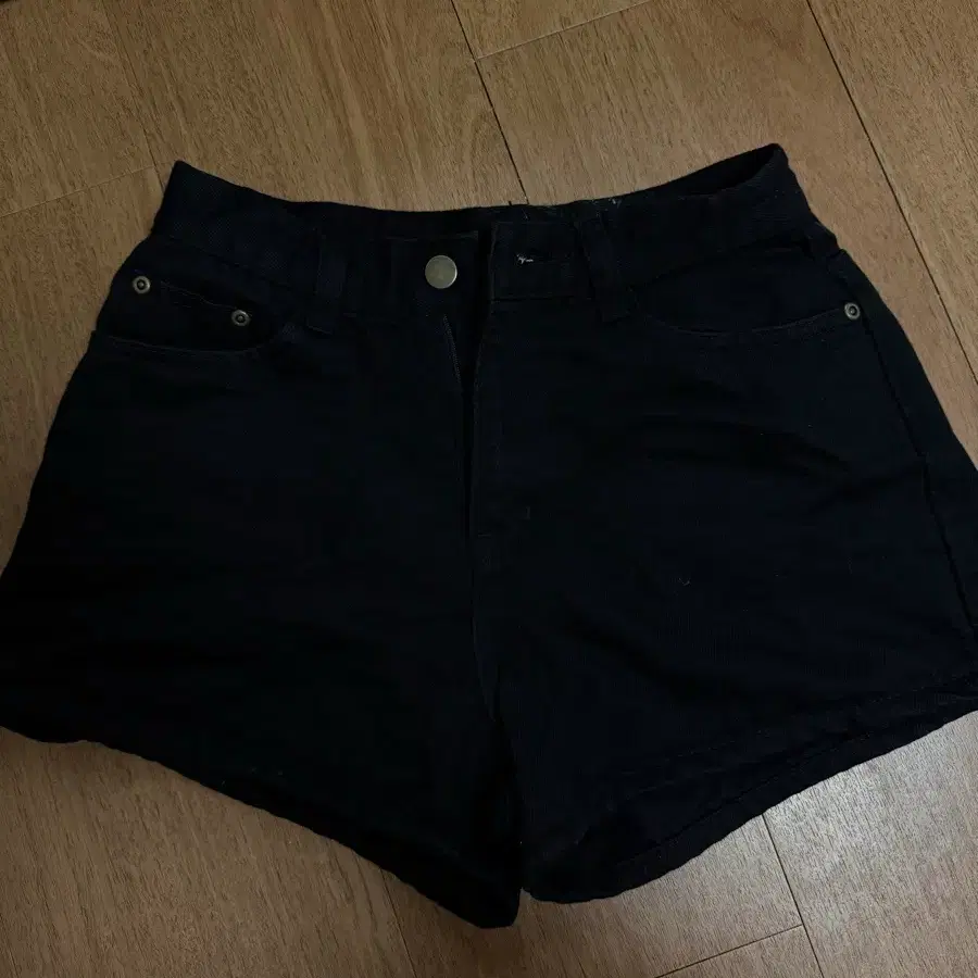 블랙 반바지 숏팬츠