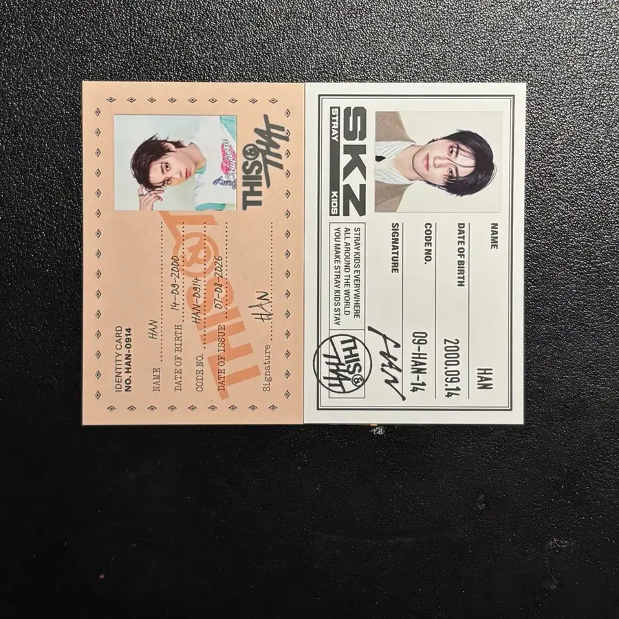 스트레이키즈 스키즈 포카 한 한지성 세트