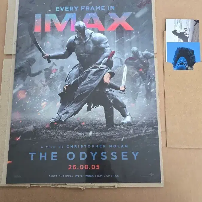 오디세이 IMAX 리미티드 포스터 (A3,후가공) + TTT 2종 일괄 팝니다