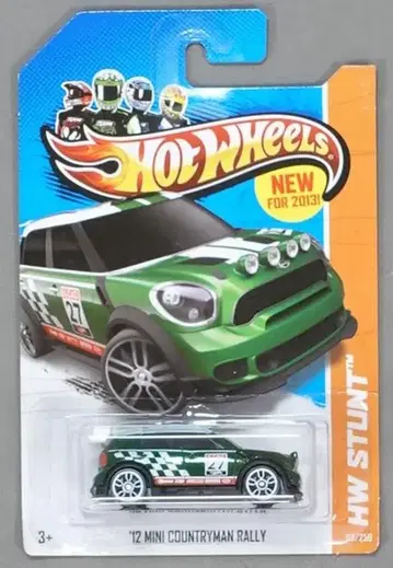 MATTEL HOTWHEELS HW STUNT NEW FOR 2013 '12 MINI COUNTRYMAN RALLY/그린 #27 X1639