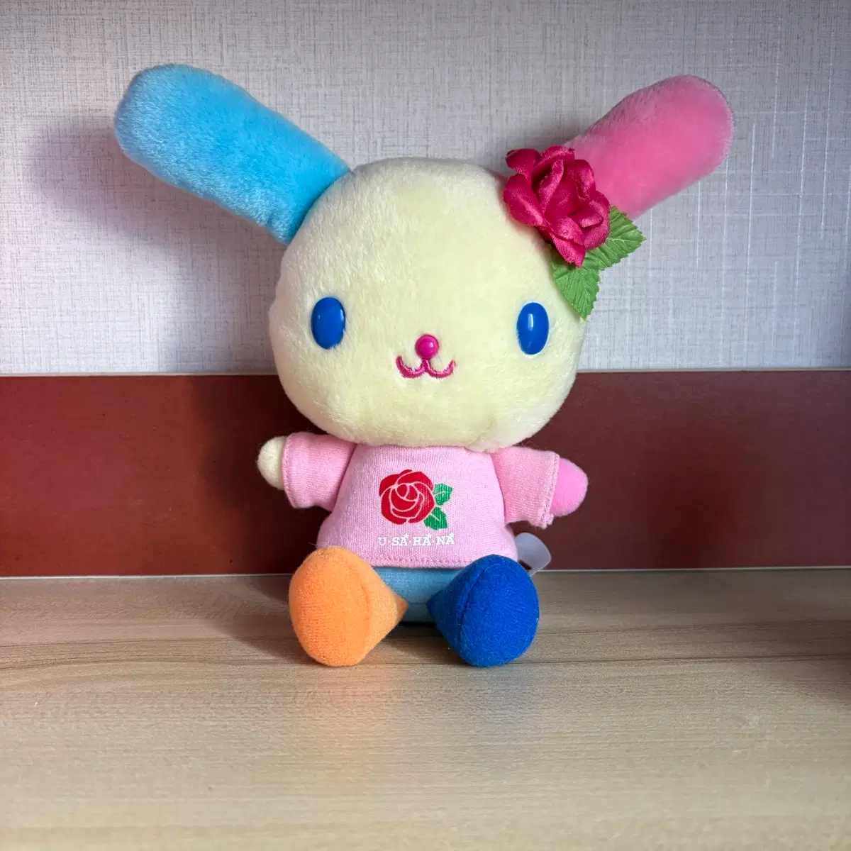 산리오 우사하나 고전 인형 장미