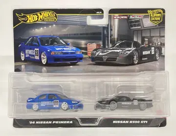 MATTEL HOTWHEELS PREMIUM 2팩 HRR74 닛산 R390 GT1 / '94 닛산 프리메라