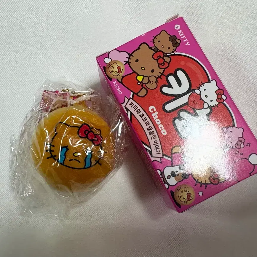 칸쵸 키쵸 키티 말랑이 스퀴시 키링