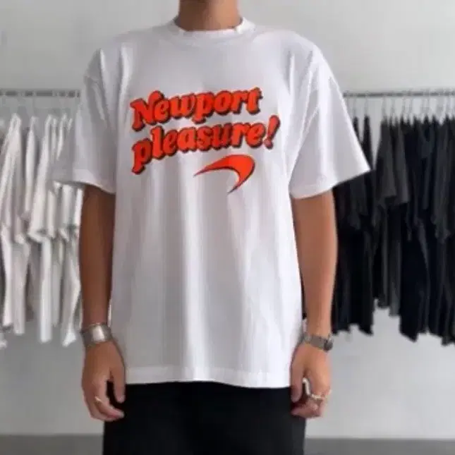 빈티지 90s 뉴포트시가렛 NEWPORT Orange text L