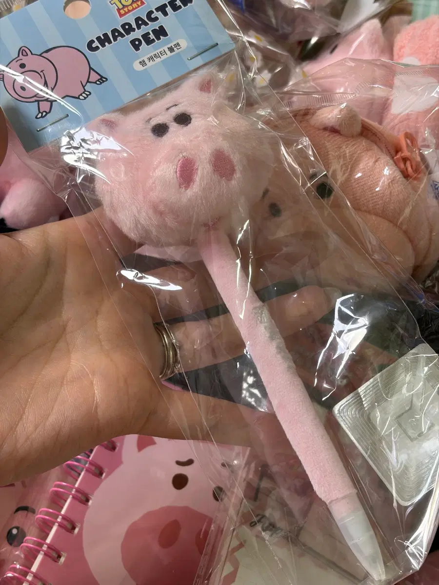 햄 인형 볼펜