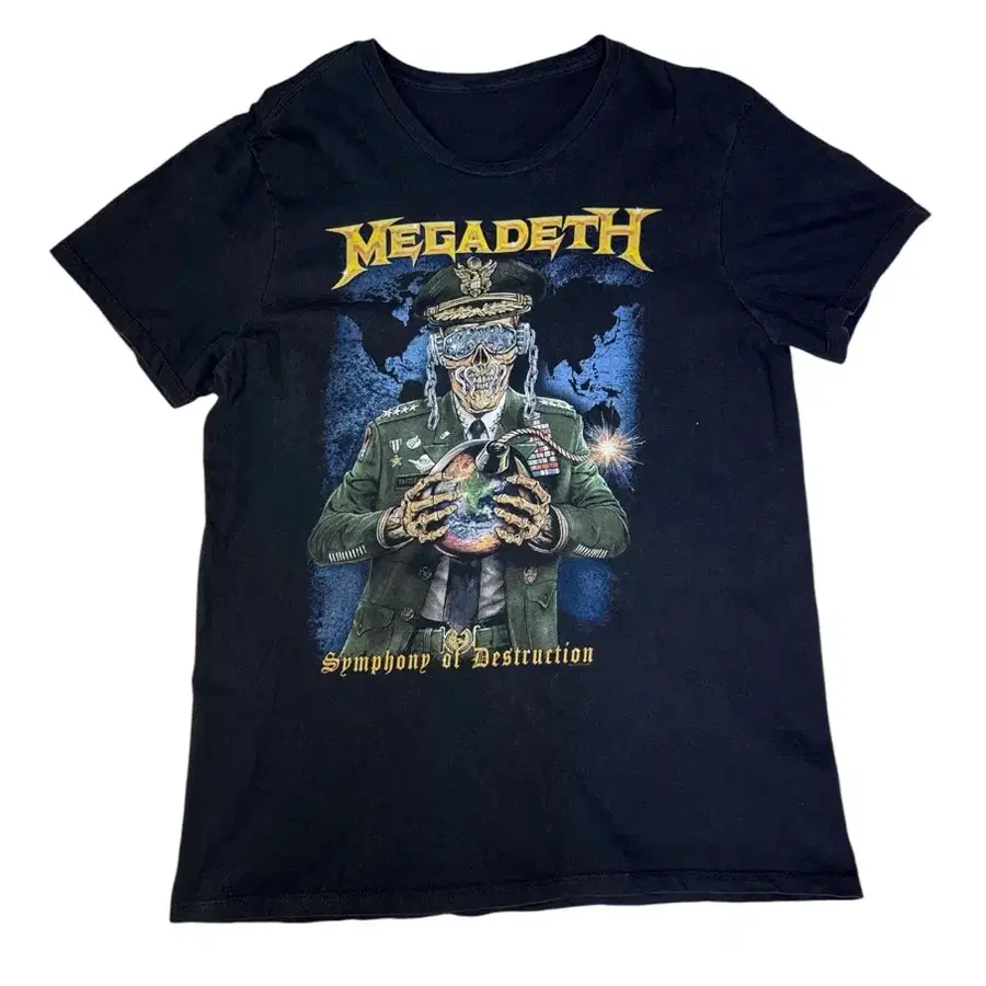 빈티지 메가데스 MEGADETH SYMPHONY OF DESTRUCTION 밴드티 L