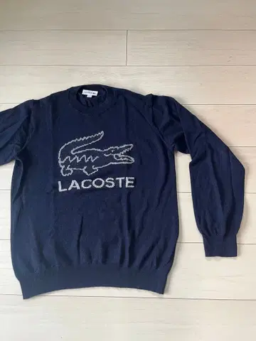 LACOSTE 크루넥 니트 네이비 FR4