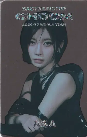 BABYMONSTER TRADING PHOTO CARD ASA 26-27 DANCE CHOOM