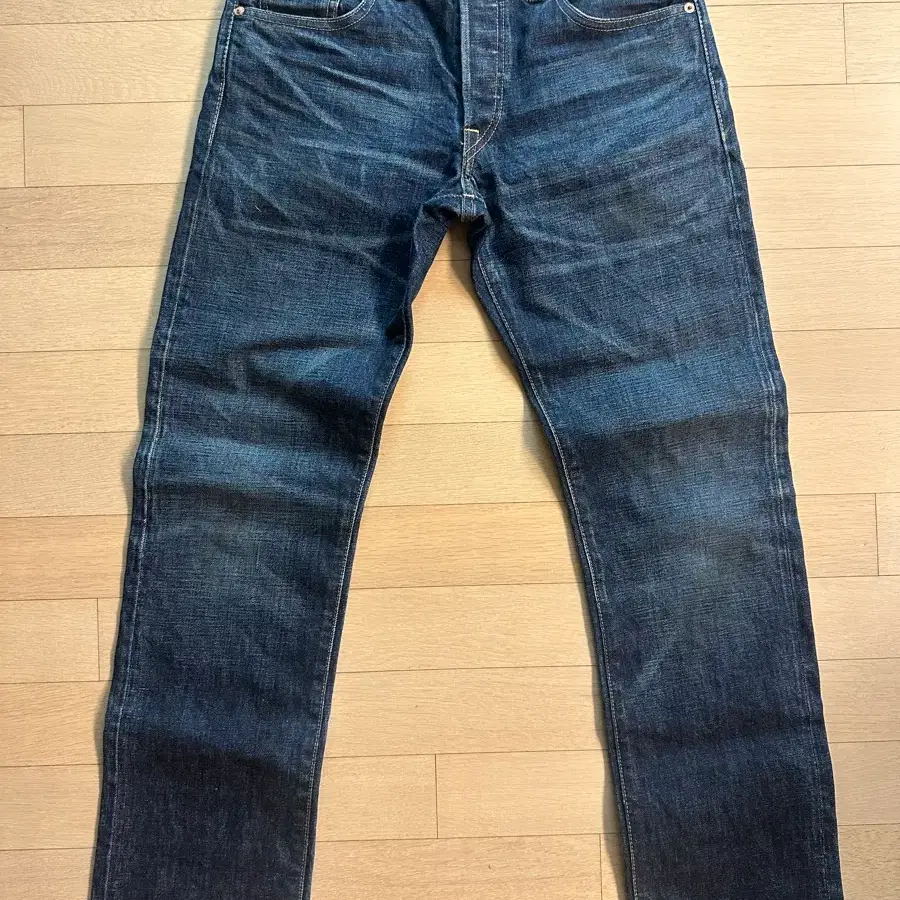 RRL double rl 더블알엘 슬림 스트레이트 원스워시드 진청 29x30