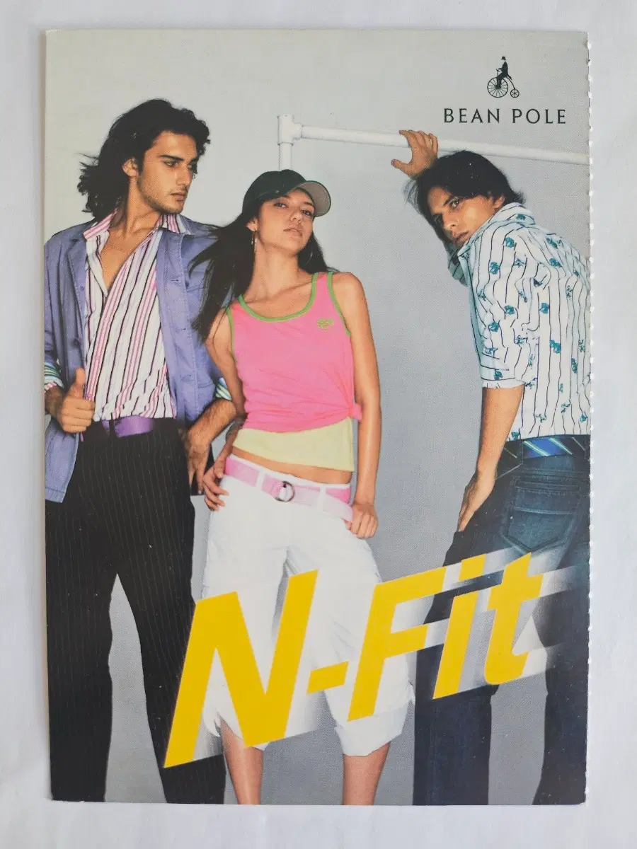 빈폴 N-Fit 광고 엽서
