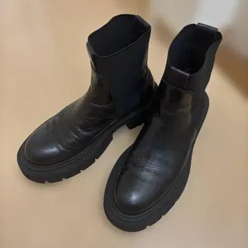 통굽 사이드 고어 부츠