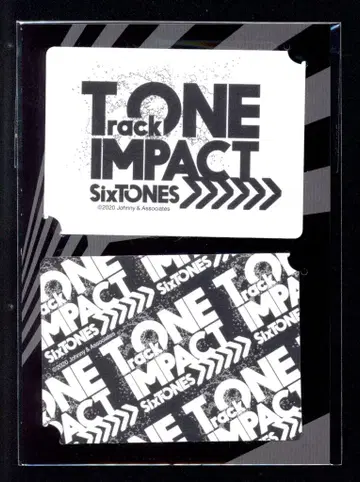 SixTONES 20년 TrackONE-IMPACT- 투어 스티커