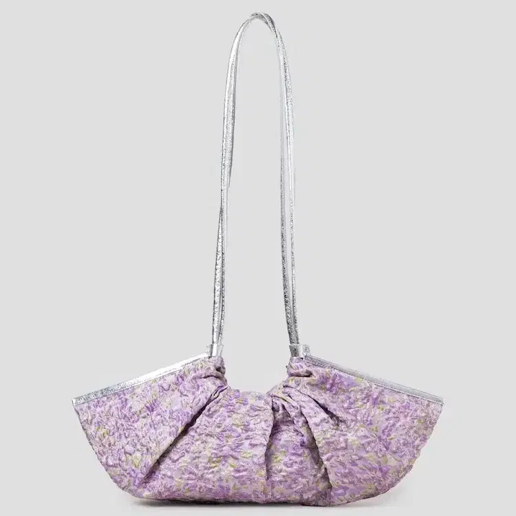 앙개 anggae Fan Jacquard Bag - Pink