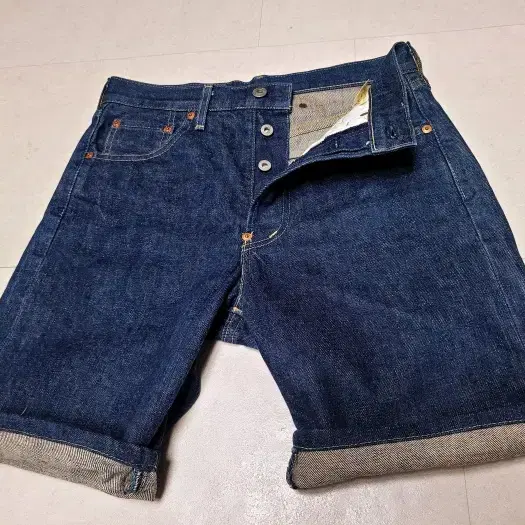 리바이스 LVC 701sxx 일본 빈티지 셀비지 데님반바지 폴1359