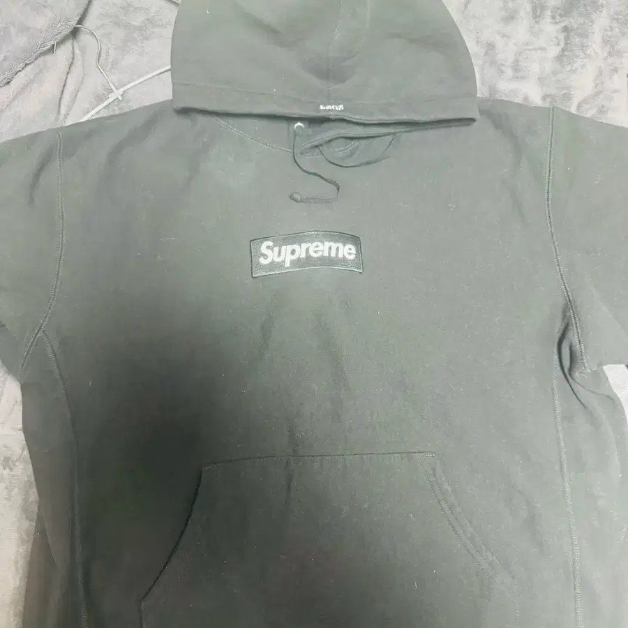 슈프림 24FW 박스로고 후드티 블랙 XL