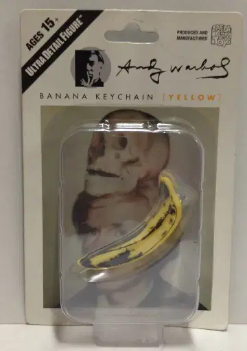 메디콤 토이 ULTRA DETAIL Figure 앤디 워홀 바나나 키체인 옐로우 119