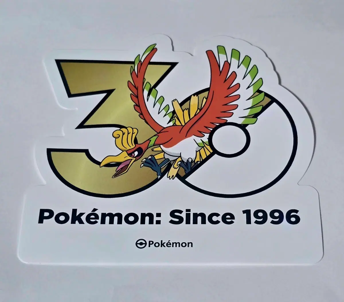 포켓몬스터 30주년 스티커 칠색조