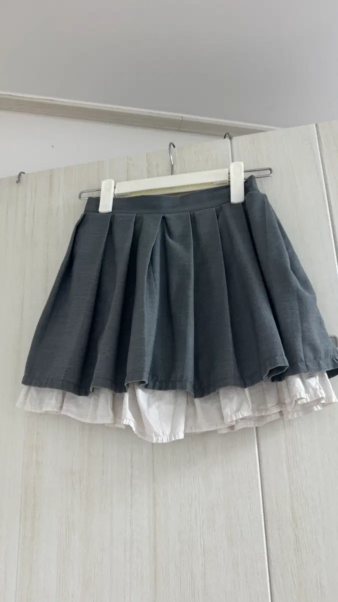 여아 주름 스커트