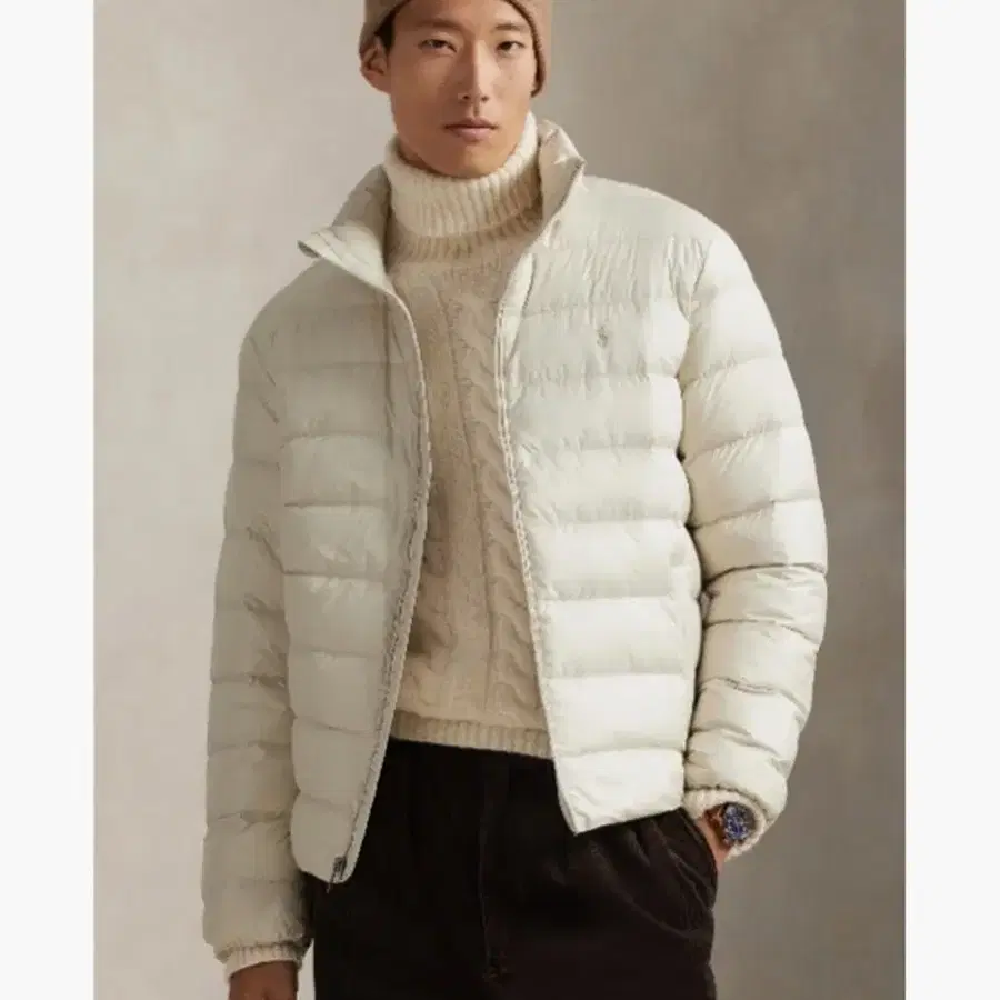 [역시즌 감안] 폴로 경량 패딩 그레이