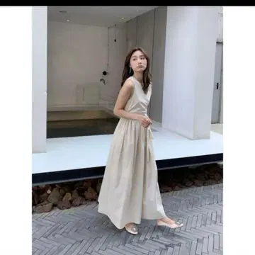 벌스데이 바쉬 카슈쿨 리본 롱 원피스 드레스