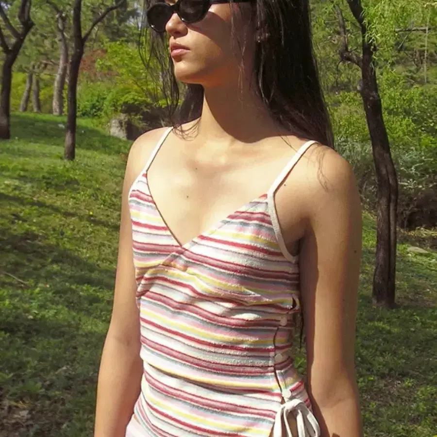 비터셀즈 sydney knit bustier pink 시드니 니트 뷔스티에 핑크