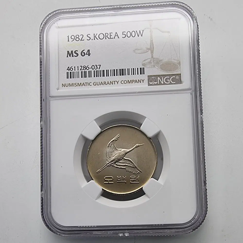 1982년500주화 ngc ms64등급주화