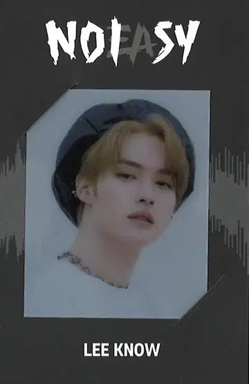 StrayKids NOEASY 리노 트레이딩 카드 검은색 테두리