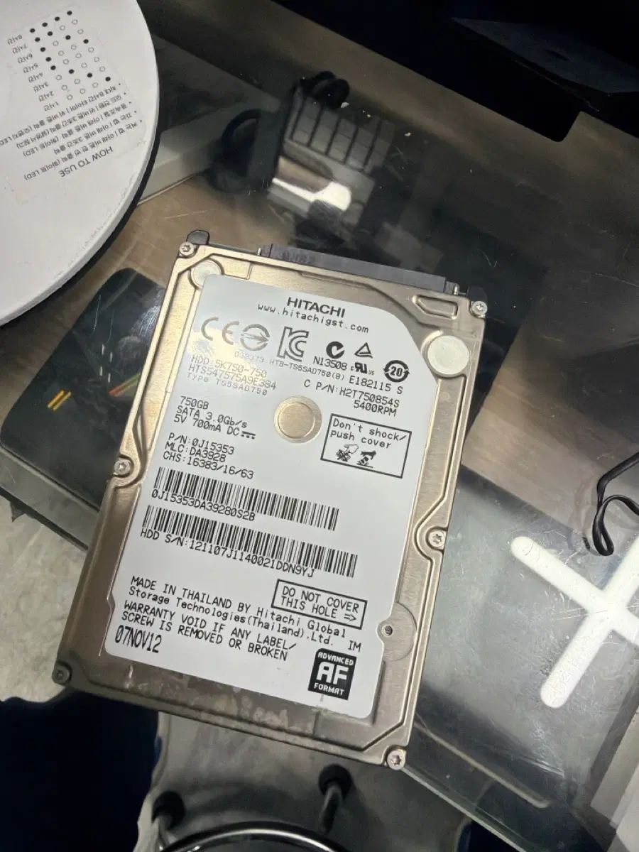 히타치 750GB HDD