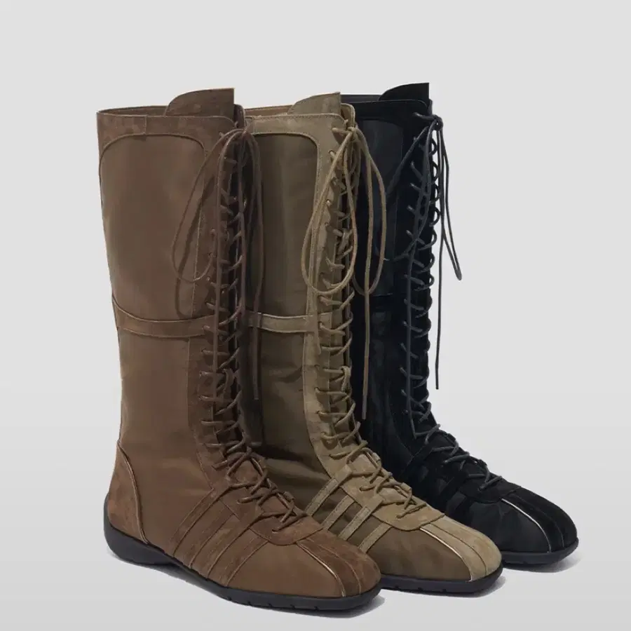 [락피쉬언더웨어] BLISS LACEUP LONG BOOTS - Black/240