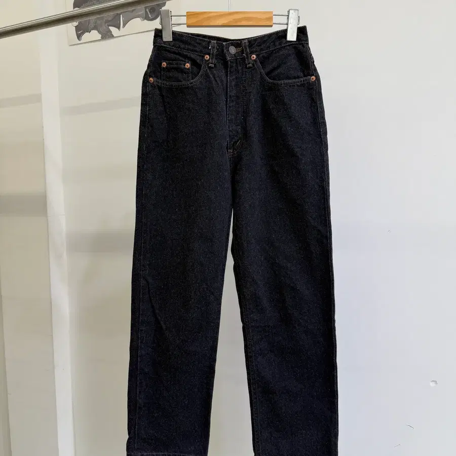 LEVIS 515 (Made in Japan) 흑청 데님 팬츠