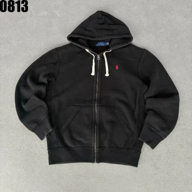 폴로 랄프로렌 블랙 후드 집업 90