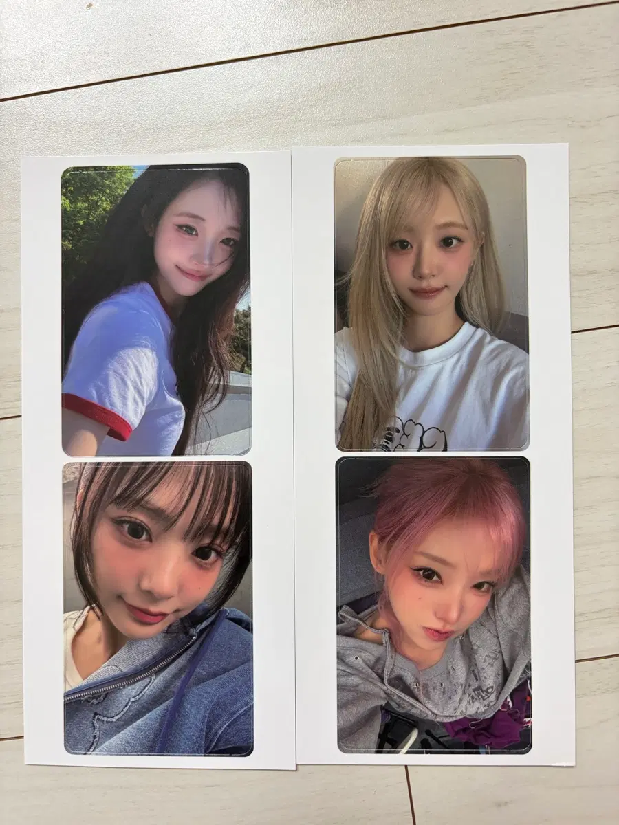QWER 우리은행 한정판 포토카드 4종